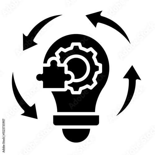 Kaizen  Icon Element For Design	