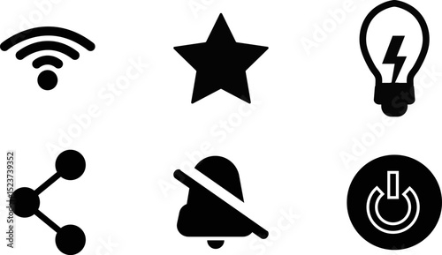 Modern  Rounded Filled Web Essentials Icon Set
