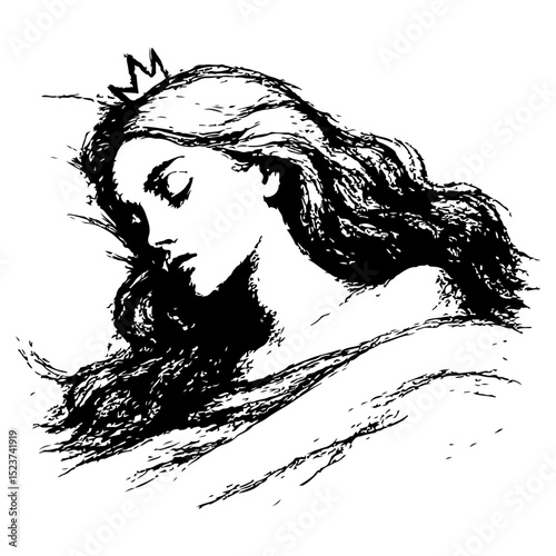 girl with long hair