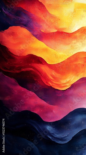 Artistic Digital Cover With Dynamic Abstract Brushstroke Textures Colourful Overlay Grid Patterns and Modern Generative Design