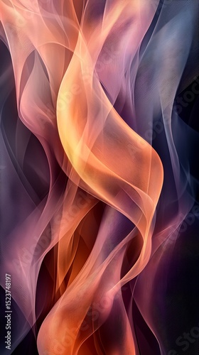 Artistic Modern Background Using Thin Diagonal Strokes In Neutral Tones a Flat Gradient Surface for a Quiet Futuristic Design