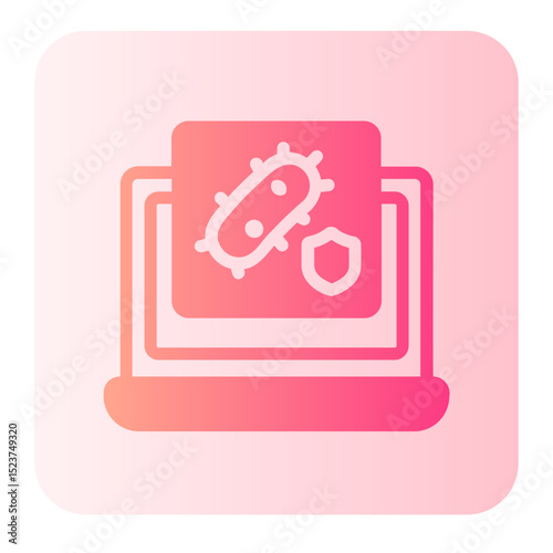 antivirus gradient icon
