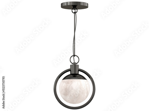 Trento Alabaster Flush Mount , blackened brass with alabaster , Elegant Lighting Fixture Against white bachground .