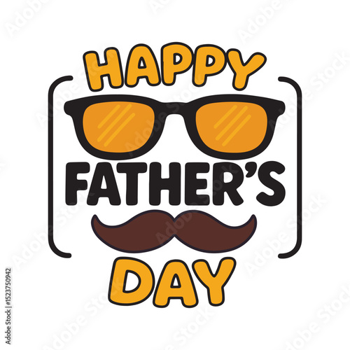 Happy Father's Day Design Vector