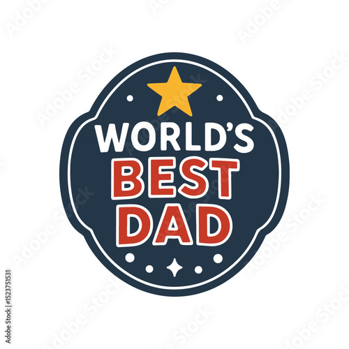 World's Best Dad Emblem