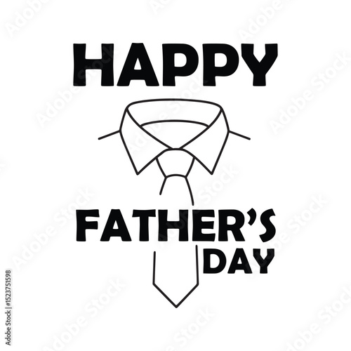 Happy Father's Day Tie