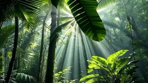 tropical forest in the jungle