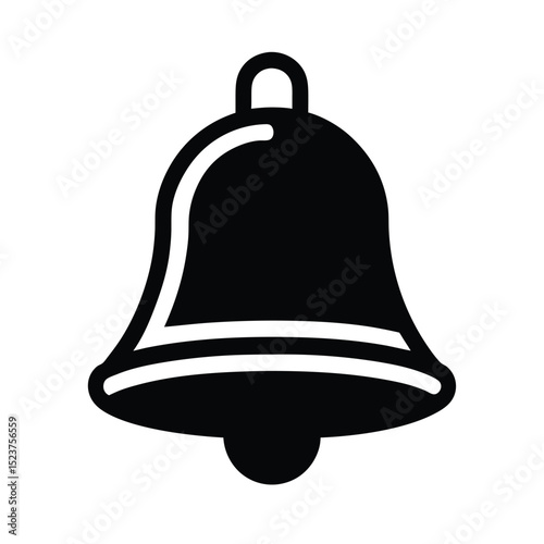 Bell Ringing Icon Vector Illustration