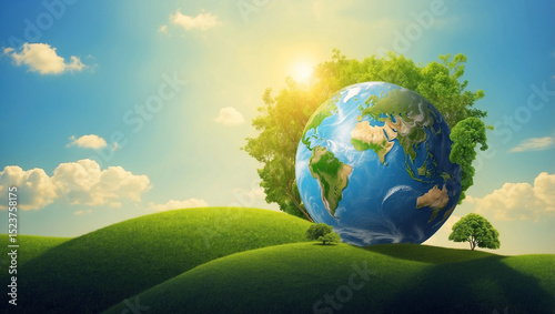 Sunny Background: A Bright Environment for Business Innovation