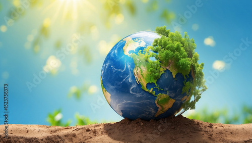 Sunny Background: A Bright Environment for Business Creativity