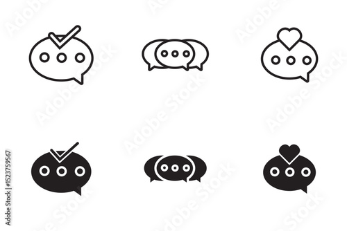 Envelope icon in trendy line design. Email icon set.