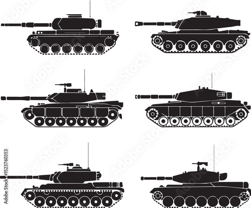 Military Tank Silhouette Bundle – SVG PNG for Cricut & Crafts

Battle Tank Silhouettes – Armored Vehicle Vector Art Set

Tank Clipart Collection – War Machine and Military Design

Armored Tank Silhoue