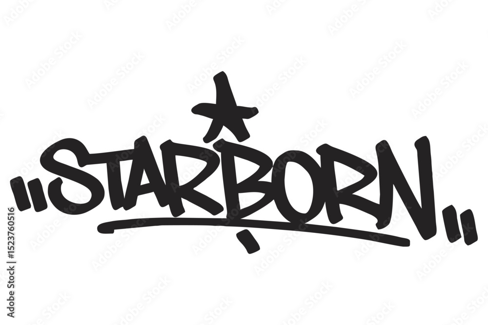 Graffiti tag text 