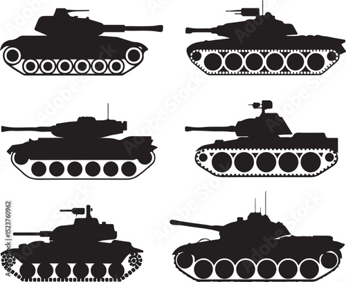 Military Tank Silhouette Bundle – SVG PNG for Cricut & Crafts

Battle Tank Silhouettes – Armored Vehicle Vector Art Set

Tank Clipart Collection – War Machine and Military Design

Armored Tank Silhoue