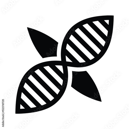 Gene Editing Icon Vector Illustration