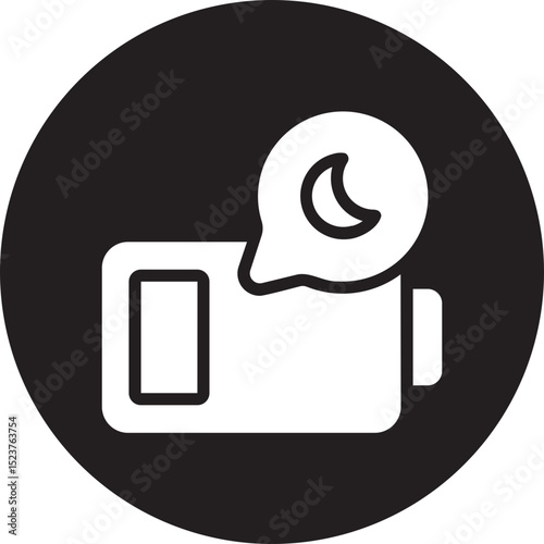 drowsiness glyph icon