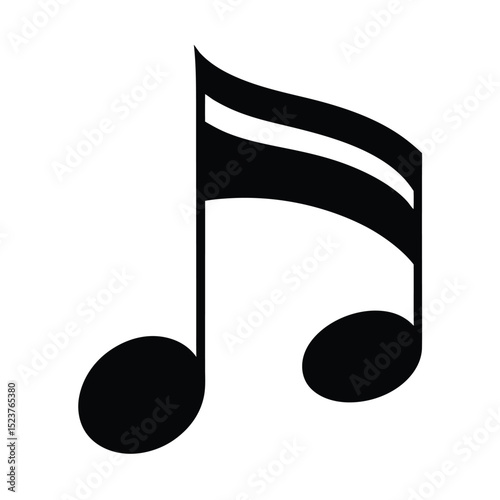 Music Note Icon Vector Illustration