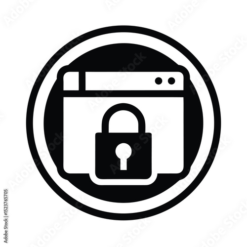 Online Access Icon Vector Illustration