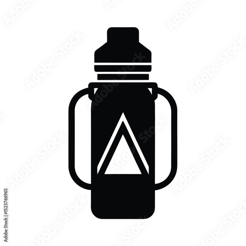 Portable Camp Thermos Icon Vector Illustration