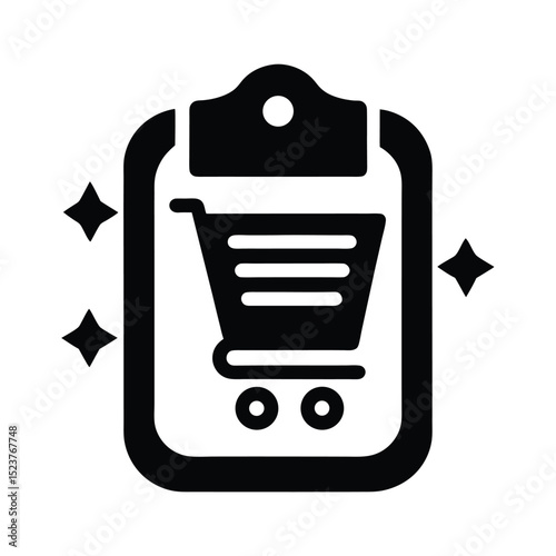 Product Listing Icon Vector Illustration