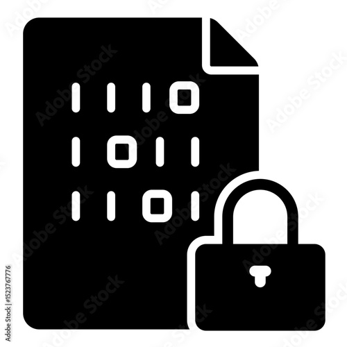 Secure Data Sheet Icon