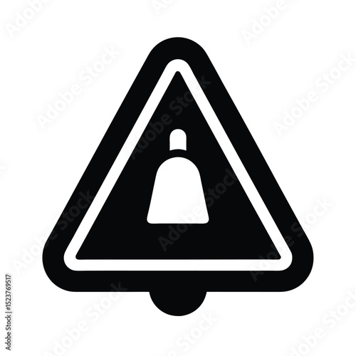 Stock Alert Icon Vector Illustration