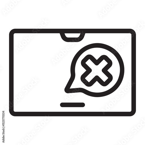 tablet line icon