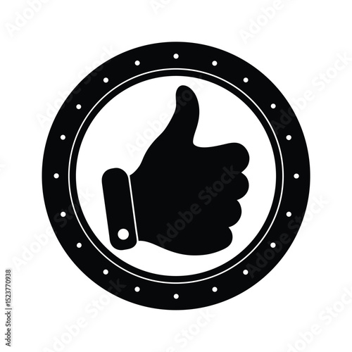 Thumbs Up Icon Vector Illustration