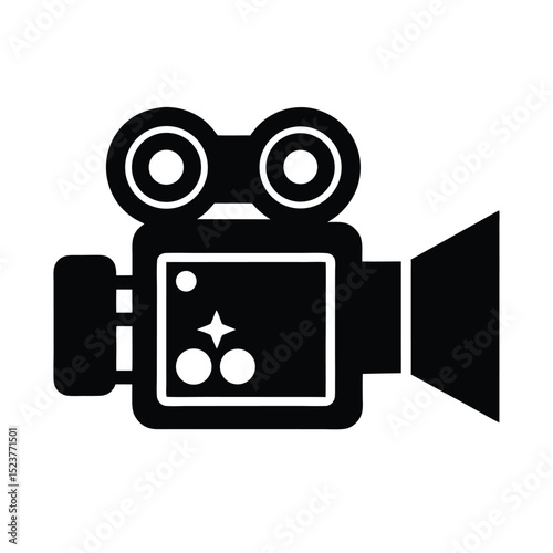 Video Camera Icon Vector Illustration