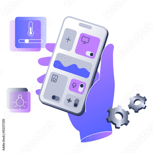 Smart home technology on the phone