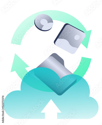 Uploading files and folders to cloud storage