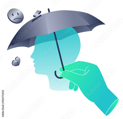 Protecting mental health from negative emotions