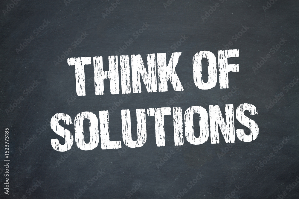 Obraz premium Think of Solutions 