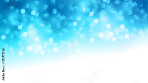 Blue bokeh background. Abstract background bokeh blurred. Shiny bokeh light effect.