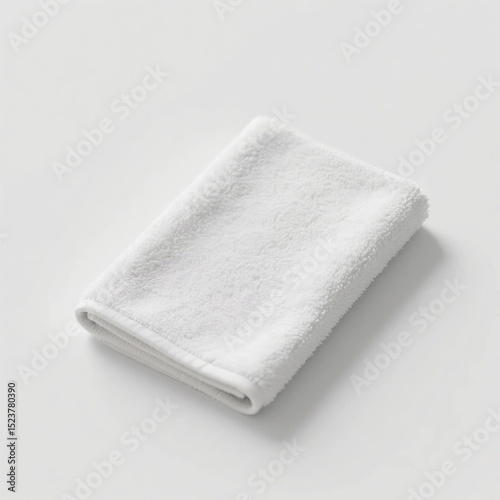 face towel on white background