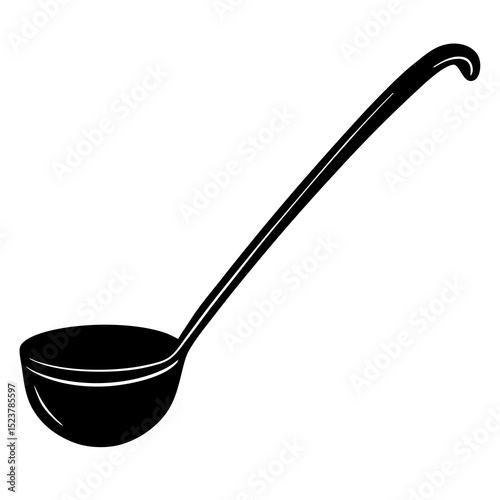 spoon on white background
