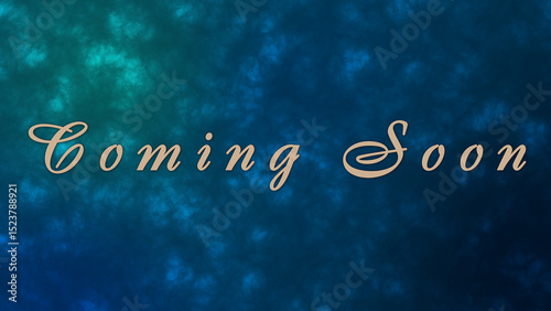 Wide screen Coming Soon Animated Title. New Arrival, Release, Teaser Concept on Typewriter 4k.