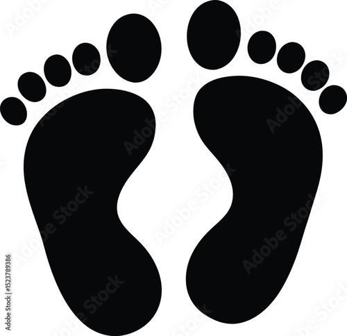 Footprints Silhouette
