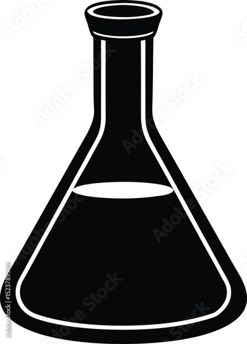  Erlenmeyer Flask Silhouette