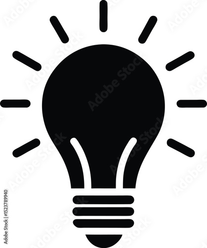 Lightbulb Idea Silhouette