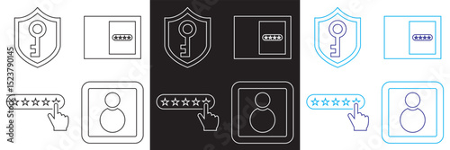Security access clearance icon . Vector pictograms of recognition. Vector pictograms of body organs icon. Vector for websites, mobile interfaces, presentations, banner, visual branding etc. EPS 10
