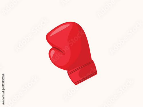 Boxing icon vector illustration with minimal and bold design