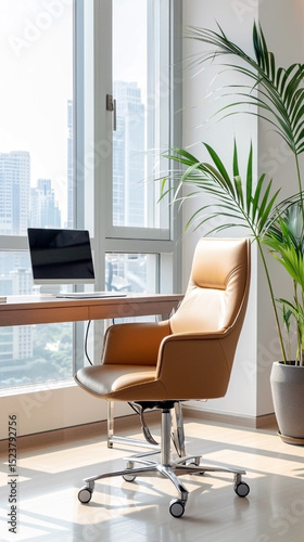 Corporate Office City View Professional Workspace