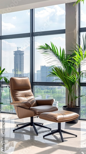 Corporate Office City View Professional Workspace
