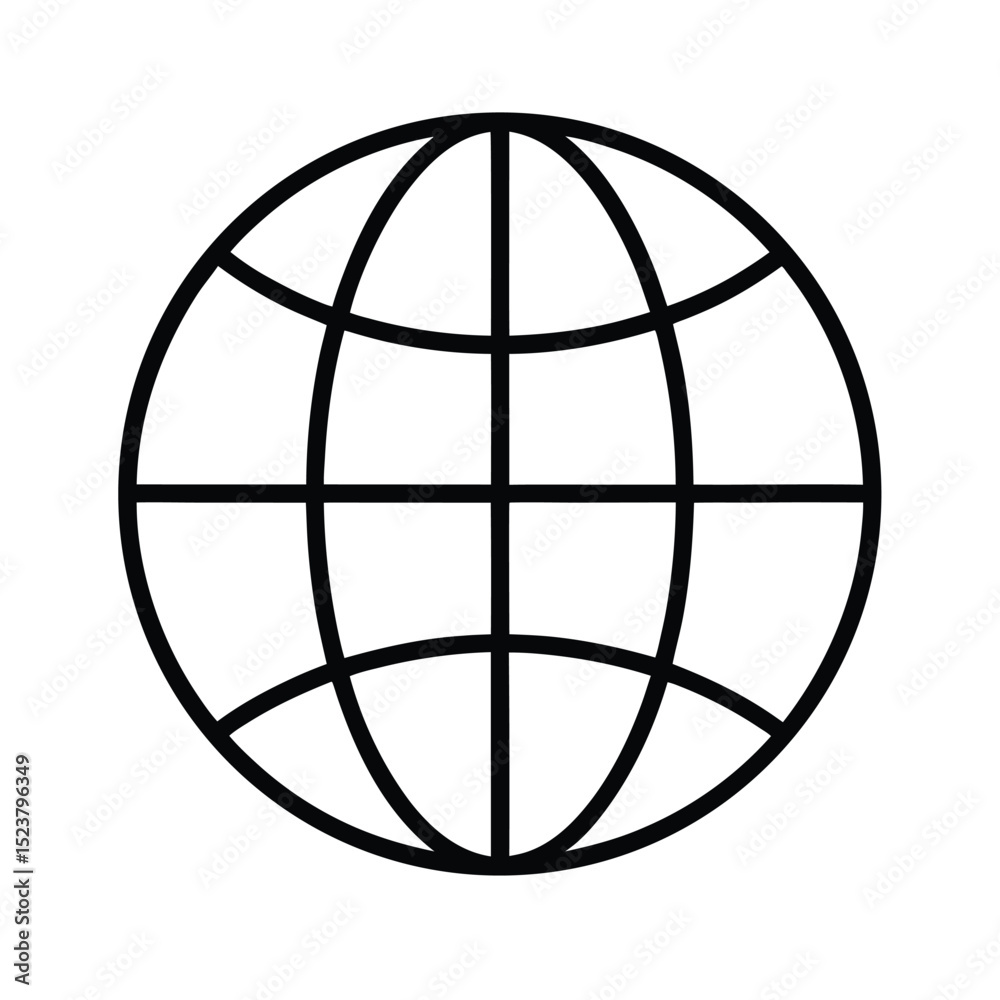 Minimalist Black Line Art Outline Global Diversity Vector illustration Minimalist Black Line Art Outline Global Diversity Vector illustration
