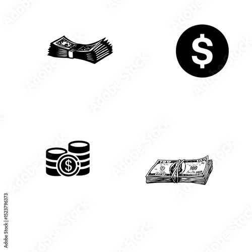 A set money icon