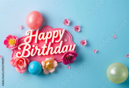 Happy Birthday City Landscape A Festive Cityscape Celebration