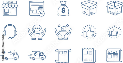 Online Store Ecommerce Shopping Delivery Customer Service Support Grow