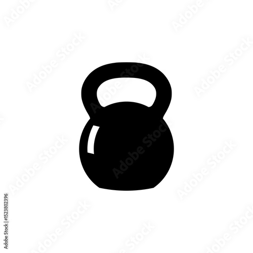 Kettlebells icon isolated on white background
