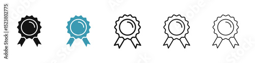Badge icon illustration vector symbol set